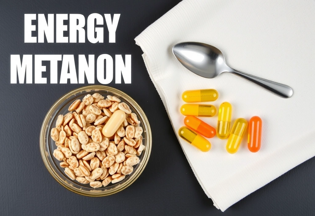 Cereales integrales y cápsulas de complejo B